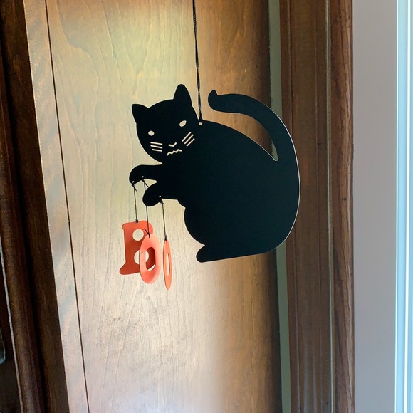 Black Cat Boo-To-You Wind Chimes - Picture 7 of 9